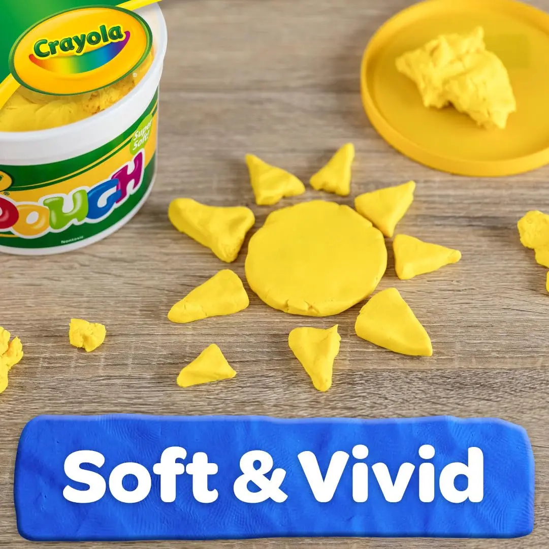 Crayola Modeling Dough - Yellow (3lb) | Soft, Reusable, Non-Toxic Kids Art & Crafts - view 5