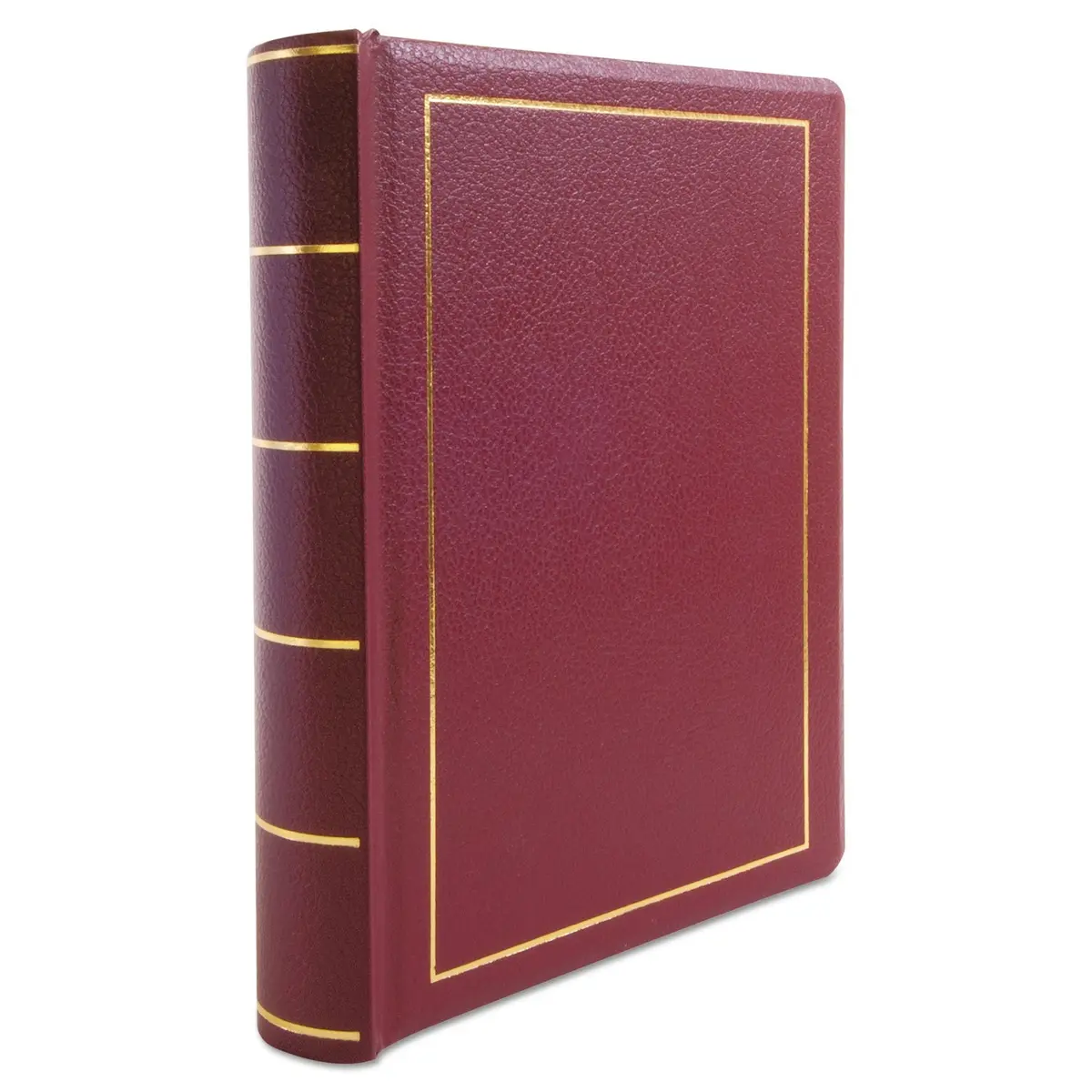 Wilson Jones Corporate Minute Book, Letter Size 8.5 x 11 Inches, 125 Pages/250 Sides, Red | Confidential Record Keeper - view 3