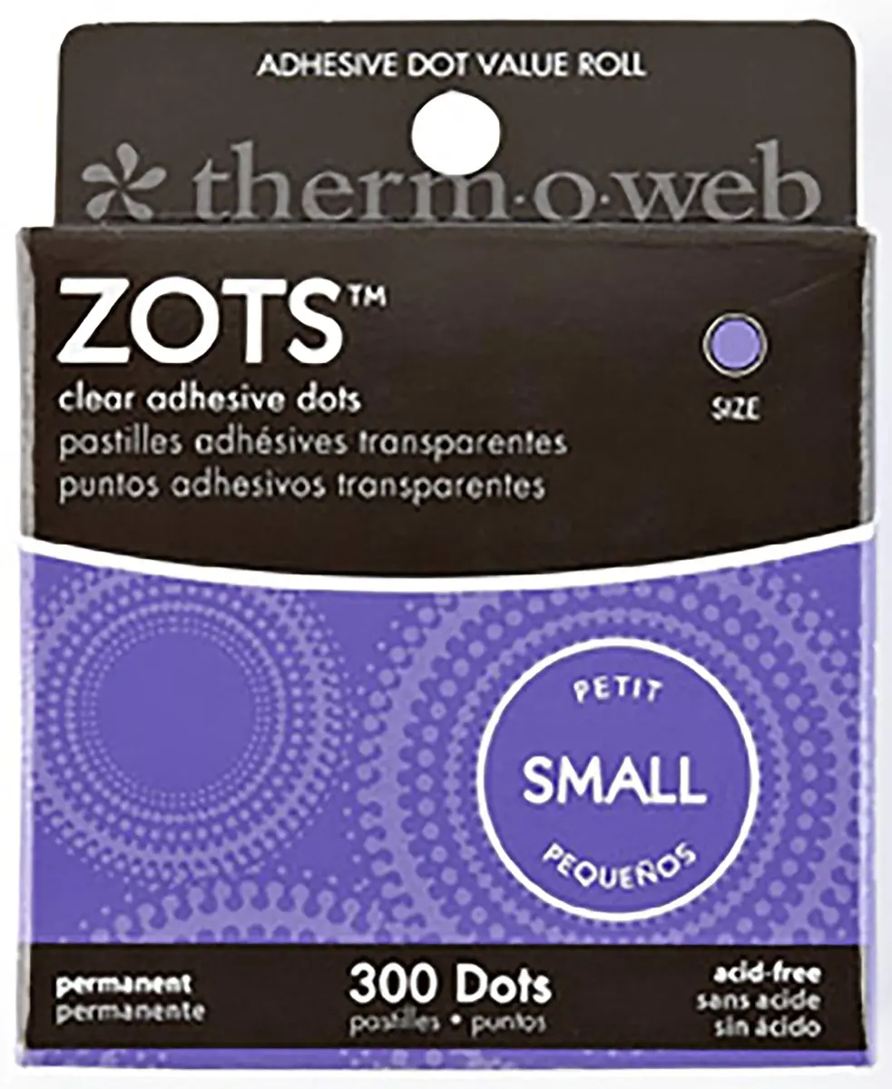 iCraft Zots Clear Adhesive Dots Small 300-Pack | Repositionable Craft Glue Dots - view 3