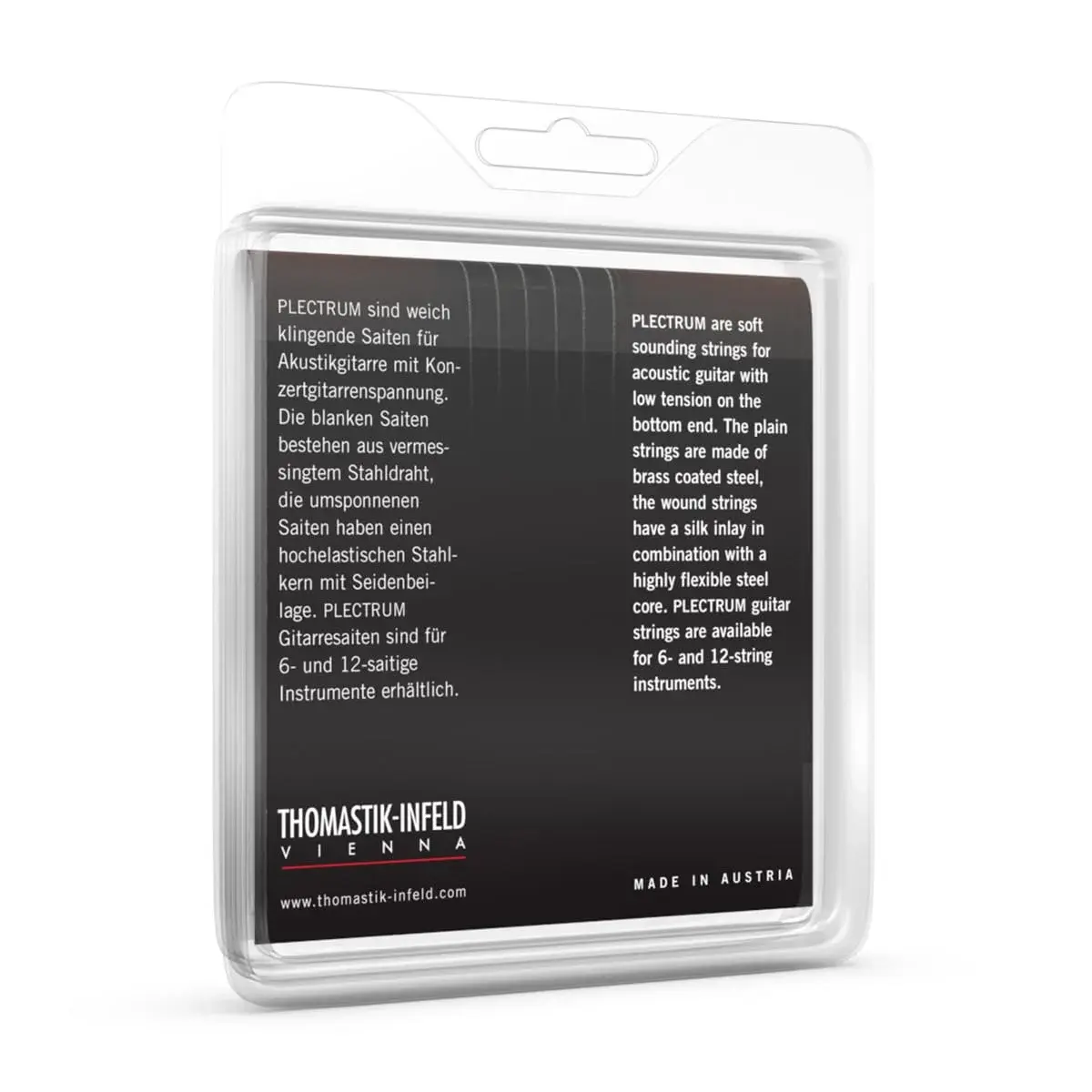 Thomastik-Infeld Plectrum Series AC112 Acoustic Guitar Strings Custom Light Gauge 0.012-0.059 | Balanced Tone - view 2