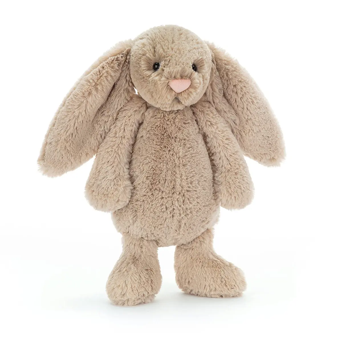Jellycat Bashful Beige Bunny Stuffed Animal, Medium, 12 Inches | Super-soft plush for cuddles - view 5