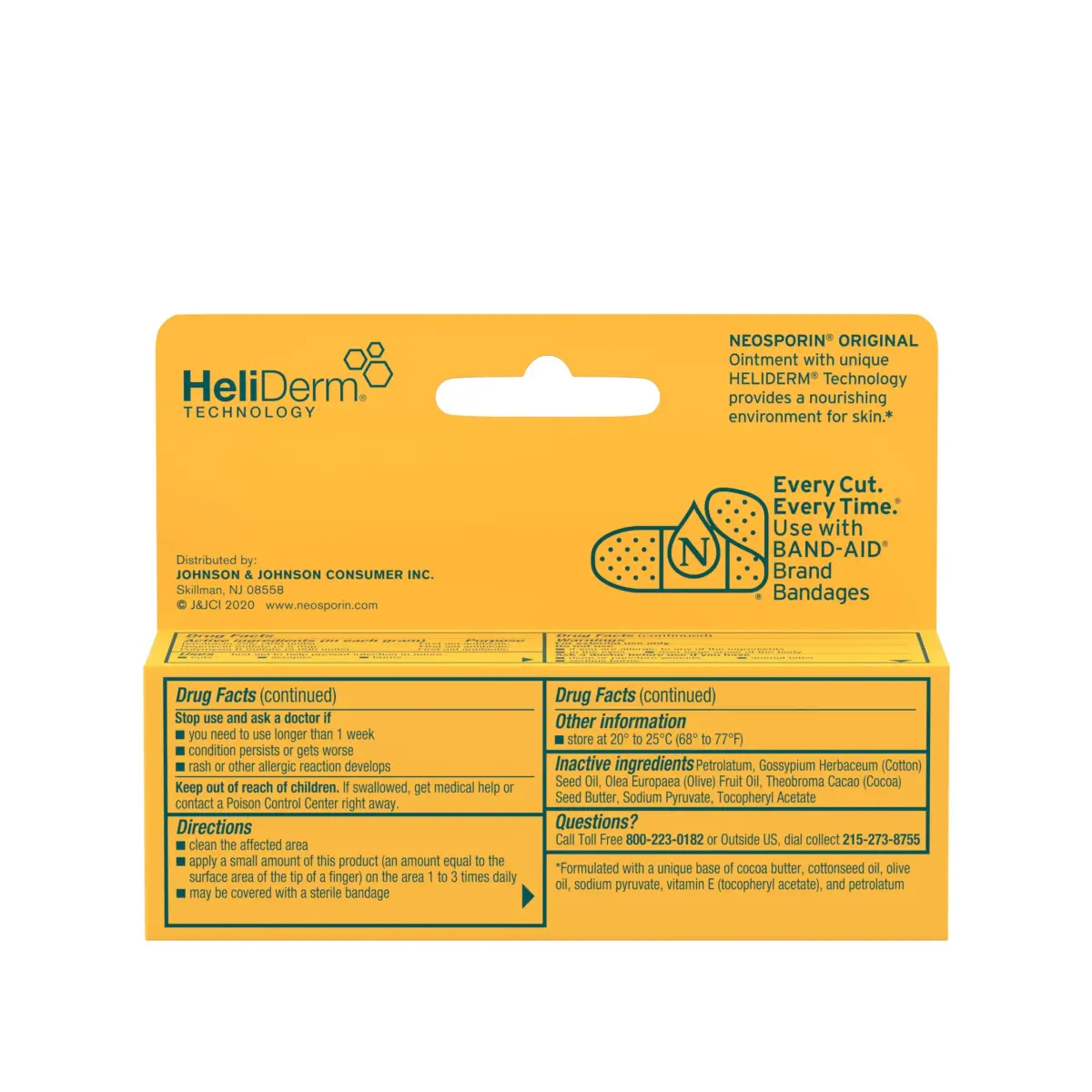 Neosporin Original Triple Antibiotic Ointment 0.5 oz (14.17 g) | 24-Hour Infection Protection - view 8