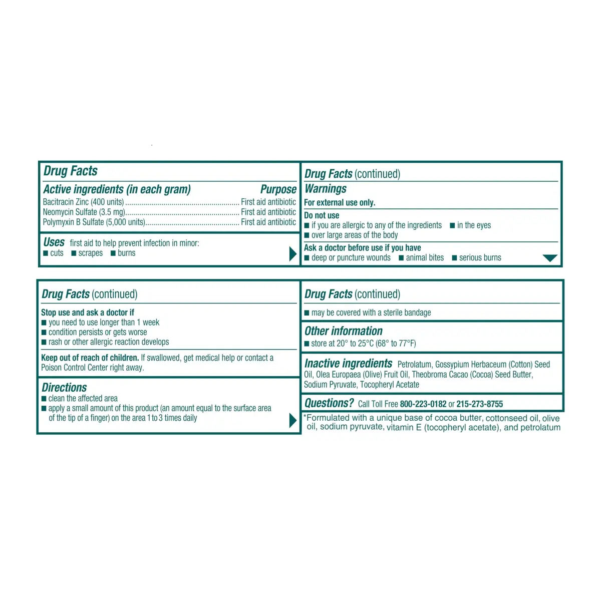 Neosporin Original Triple Antibiotic Ointment 0.5 oz (14.17 g) | 24-Hour Infection Protection - view 9