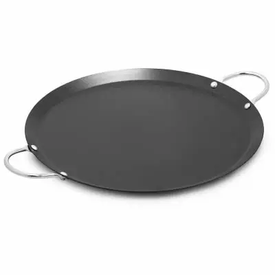 Imusa 11in Carbon Steel Nonstick Round Comal with Metal Handles | Versatile Kitchen Essential - view 5