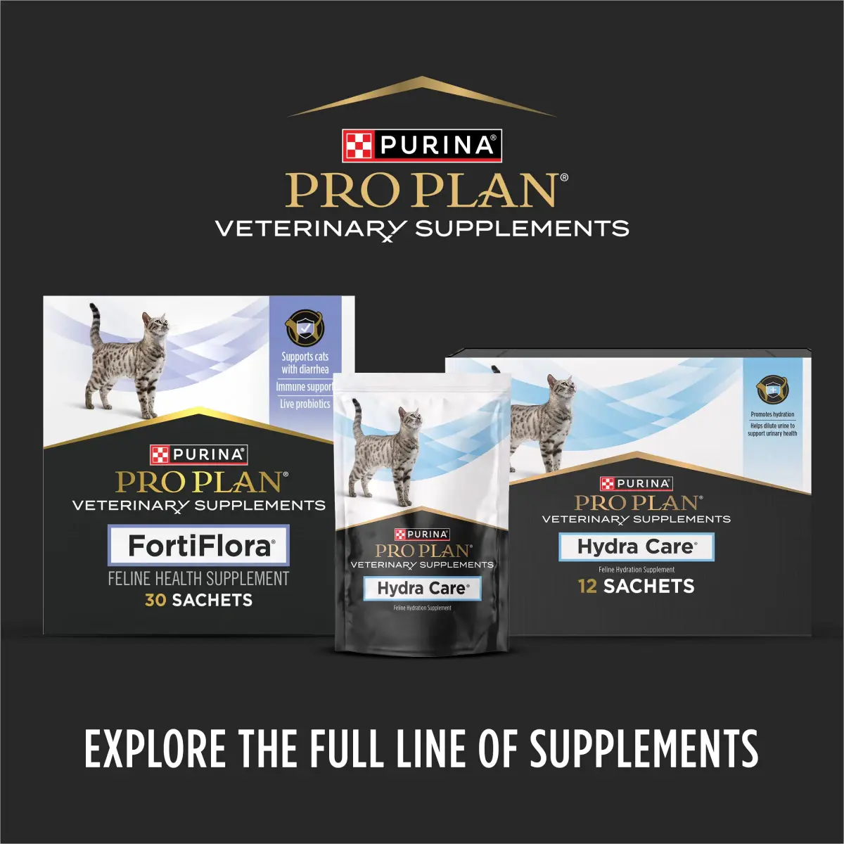 Pro Plan Veterinary Diets FortiFlora Cat Probiotic Powder Supplement 30 Count | Supports Digestive Health & Immune System - view 4