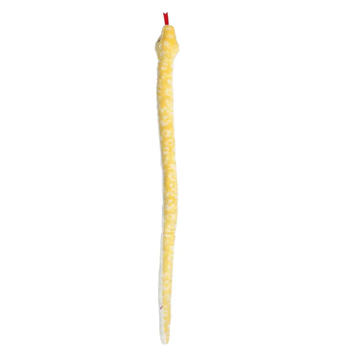 Aurora Snake 50" Albino Burmese Python Playful Stuffed Animal | Realistic Plush Toy for Kids & Collectors - view 2