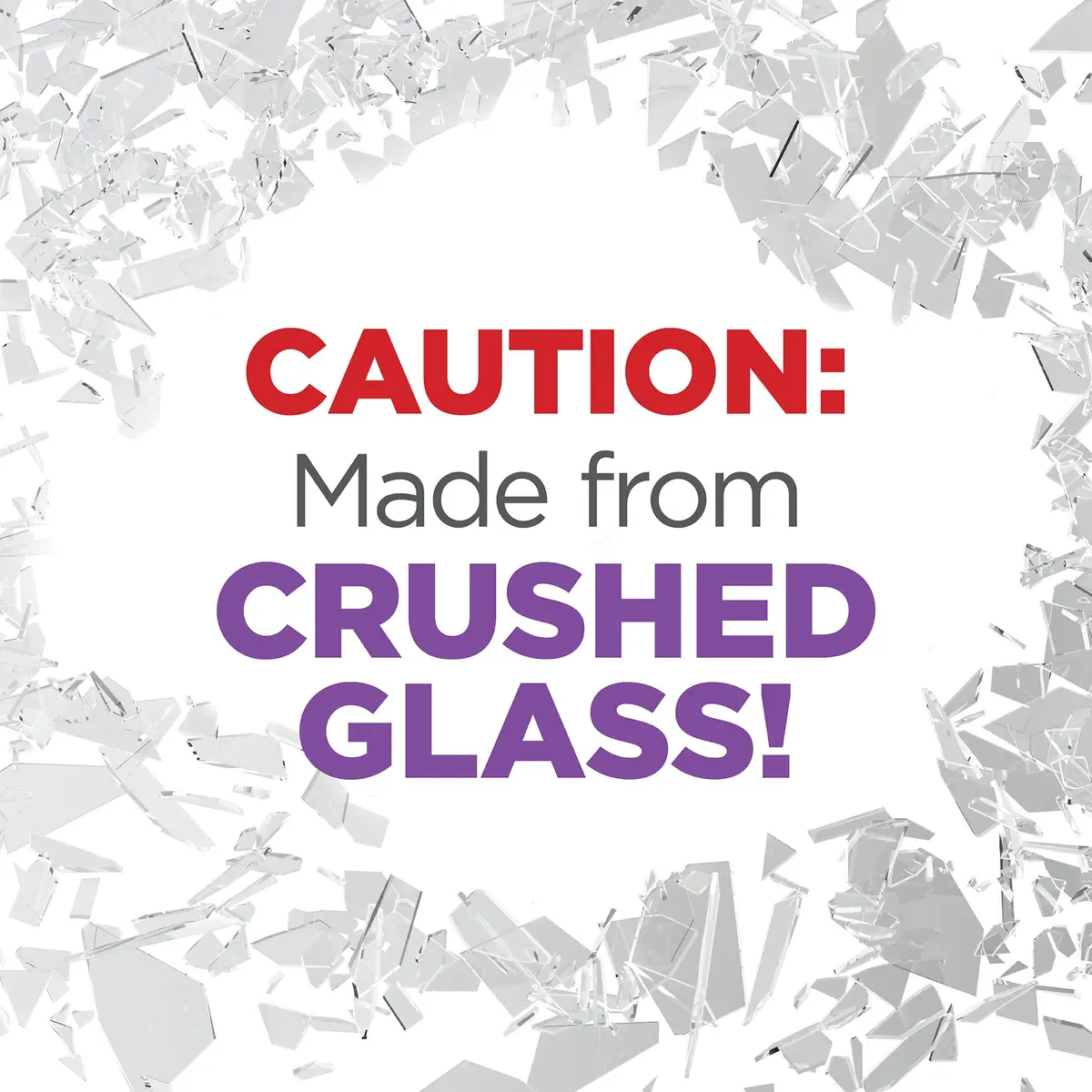 FloraCraft Diamond Dust Glitter 3 oz (88.7 ml) Clear Glass | Fine Ground Glass Sparkle for Crafts - view 3