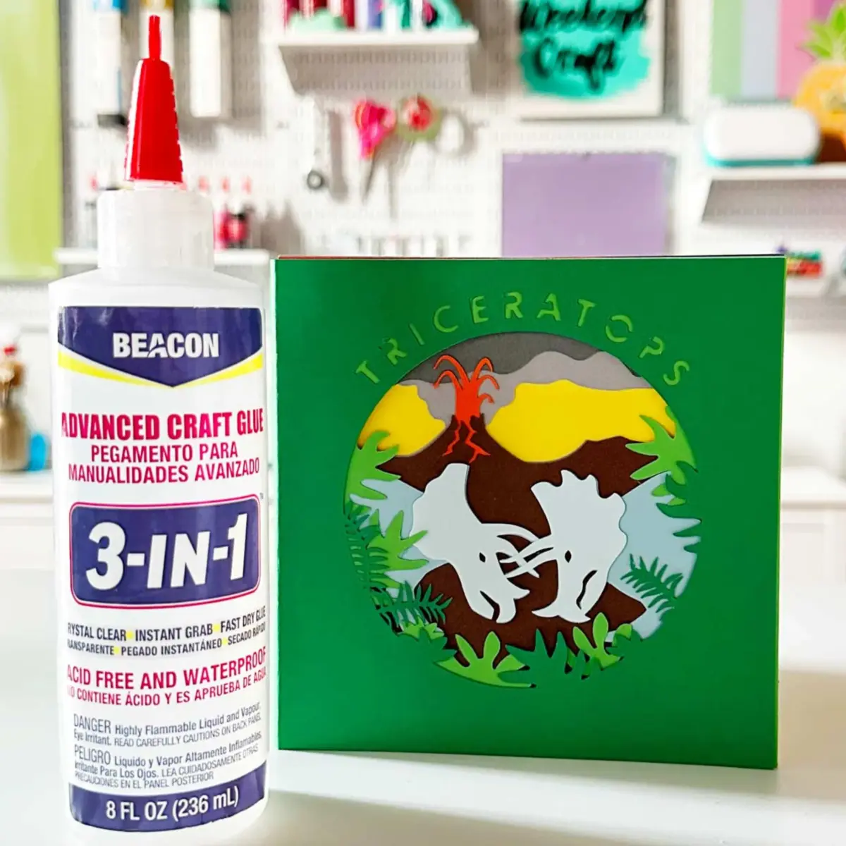 Beacon 3-in-1 Advanced Craft Glue 118ml (4 Ounce) | Fast-Drying, Crystal Clear Adhesive for Wood, Ceramics, Fabrics - view 3