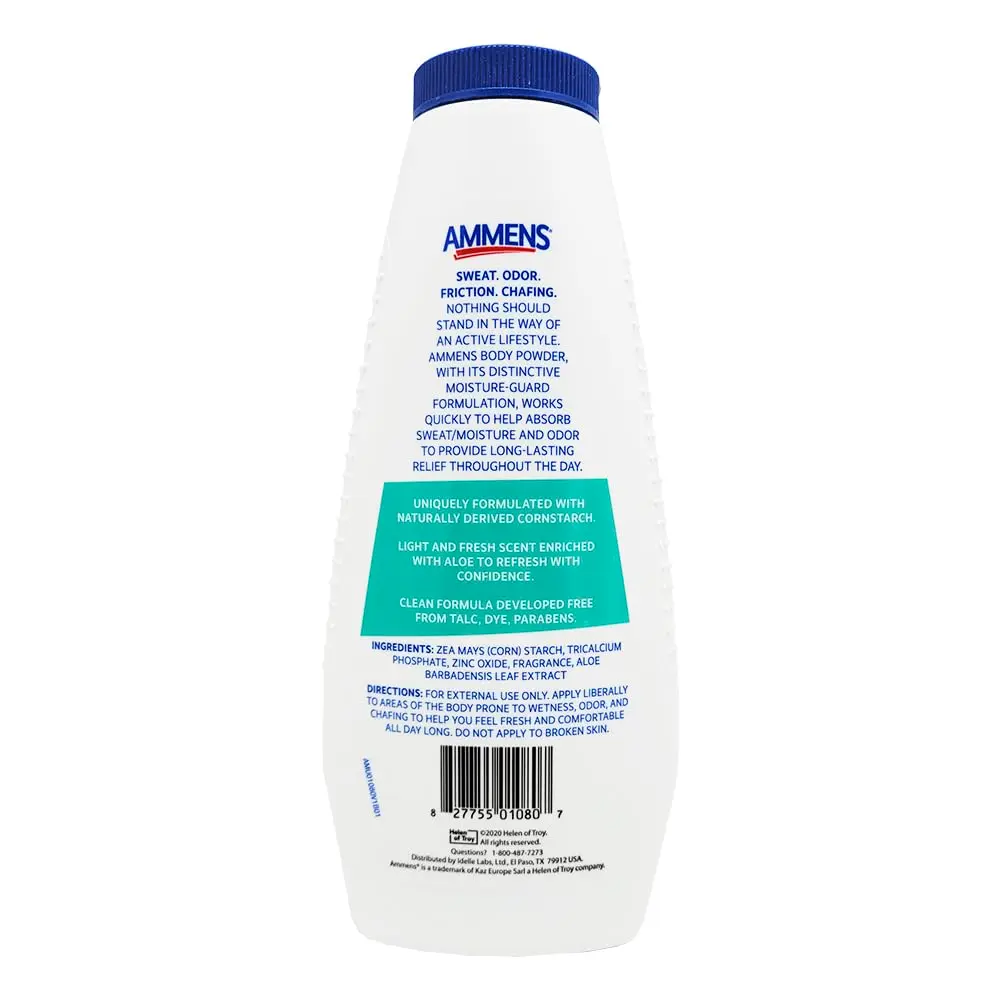 AMMENS Powder Shower Fresh 11 oz | Absorbs Moisture & Keeps Skin Dry All Day - view 3
