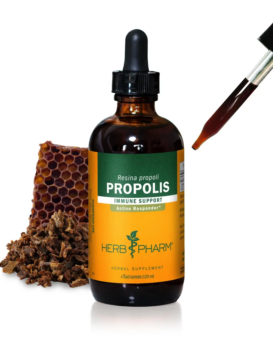 Herb Pharm Propolis Liquid Herbal Extract 118ml (4 Fl Oz) | Immune Support Tincture - main product image