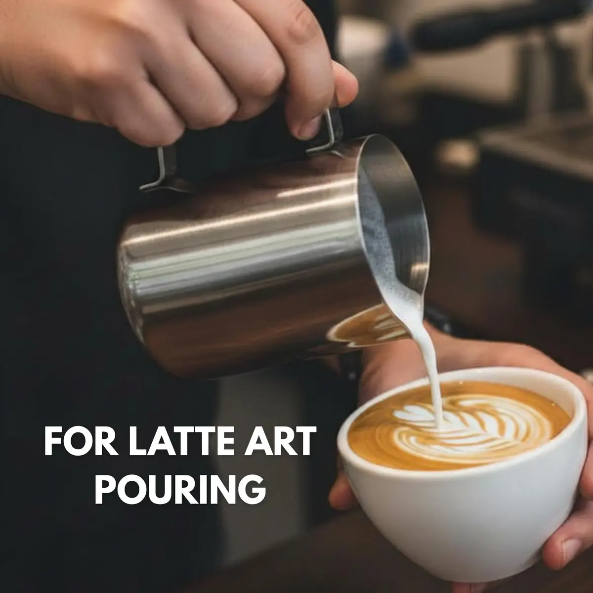 Rattleware 20oz Stainless Steel Latte Art Pitcher | Commercial-Grade Milk Frothing Tool - view 2