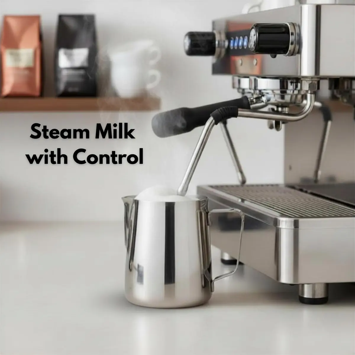 Rattleware 32oz Stainless Steel Latte Art Pitcher | Commercial Grade Milk Frothing Tool - view 2
