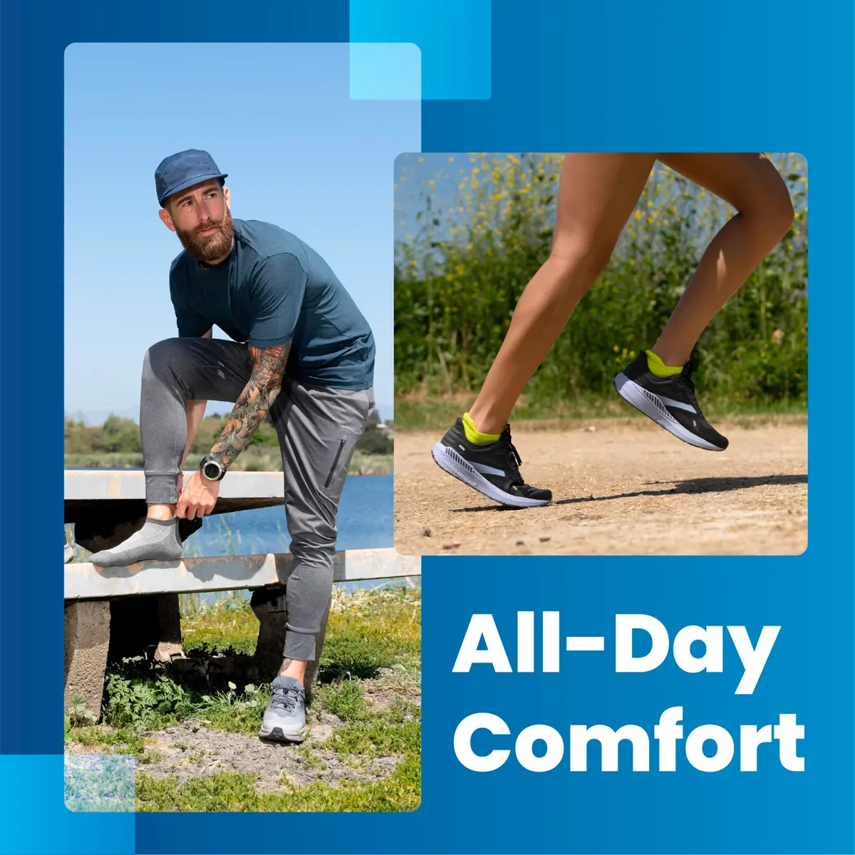 Balega Hidden Comfort No Show Athletic Socks Large | Moisture-Wicking, Seamless Toe, Deep Heel - view 2