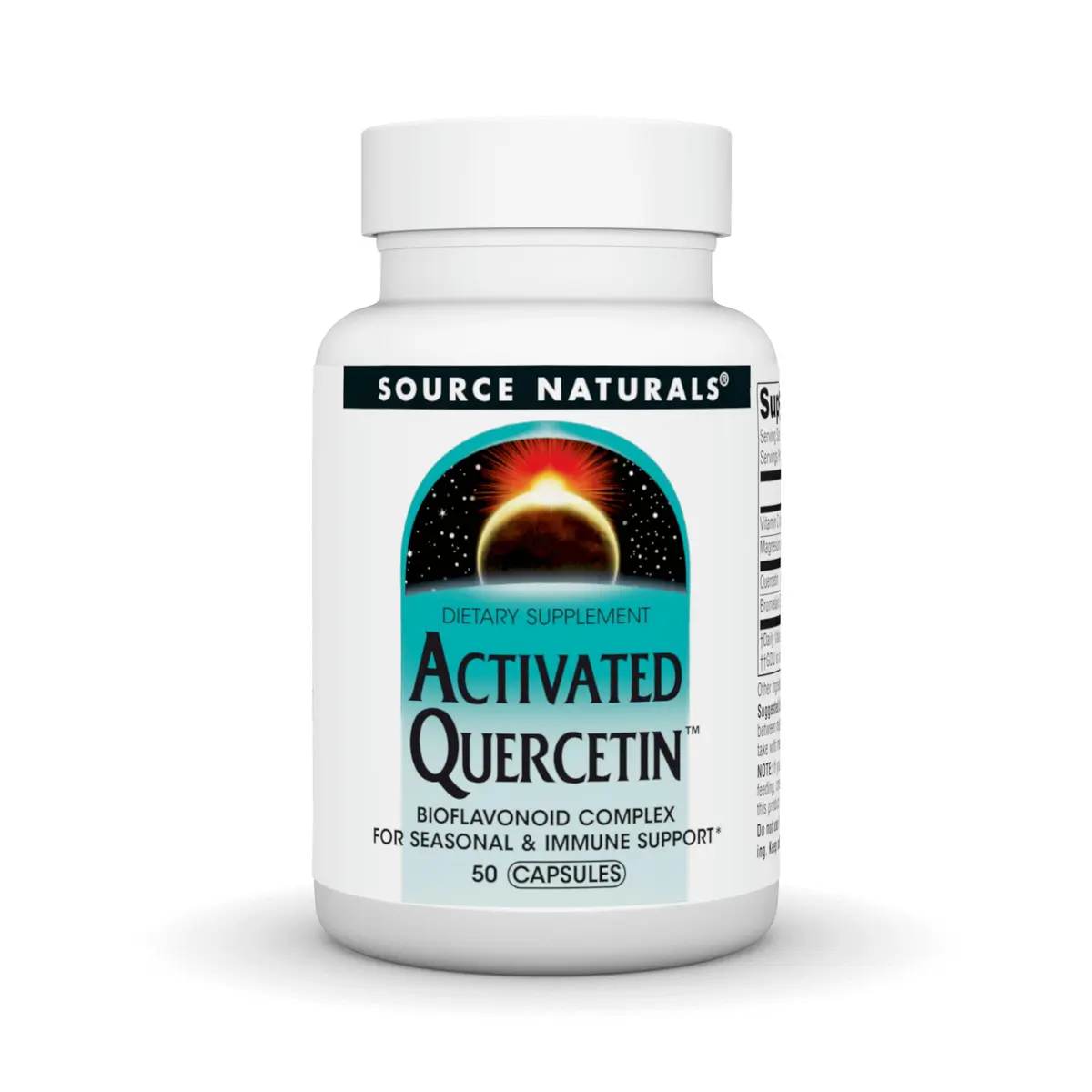 Source Naturals Activated Quercetin, Bioflavanoid Complex* - 50 Capsules | Immune & Antioxidant Support - main product image