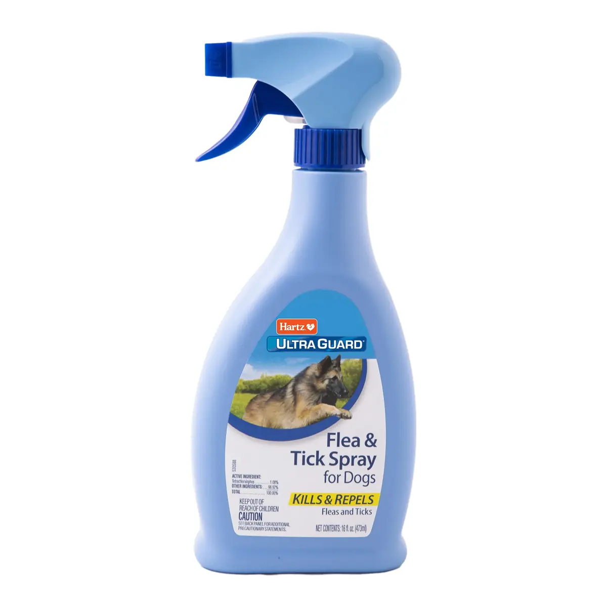 Hartz UltraGuard Flea and Tick Dog Spray 473ml (16 Fl Oz) | Kills and Repels Fleas and Ticks - main product image