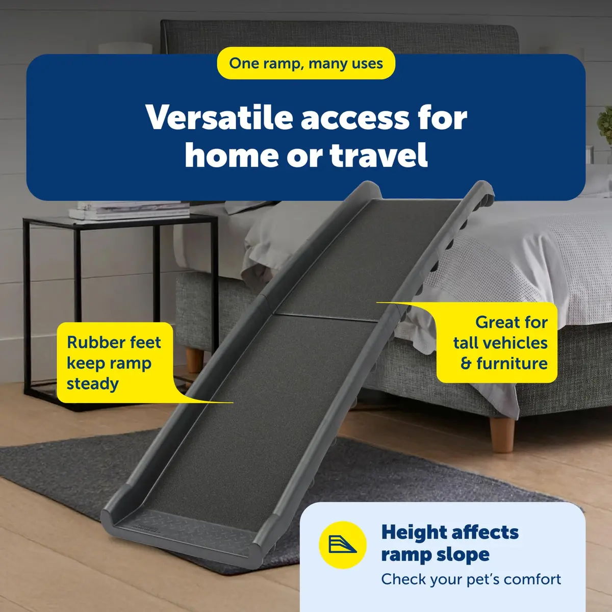 PetSafe Folding Dog Ramp Supports 150 lbs | Portable, Foldable, High-Traction - view 7