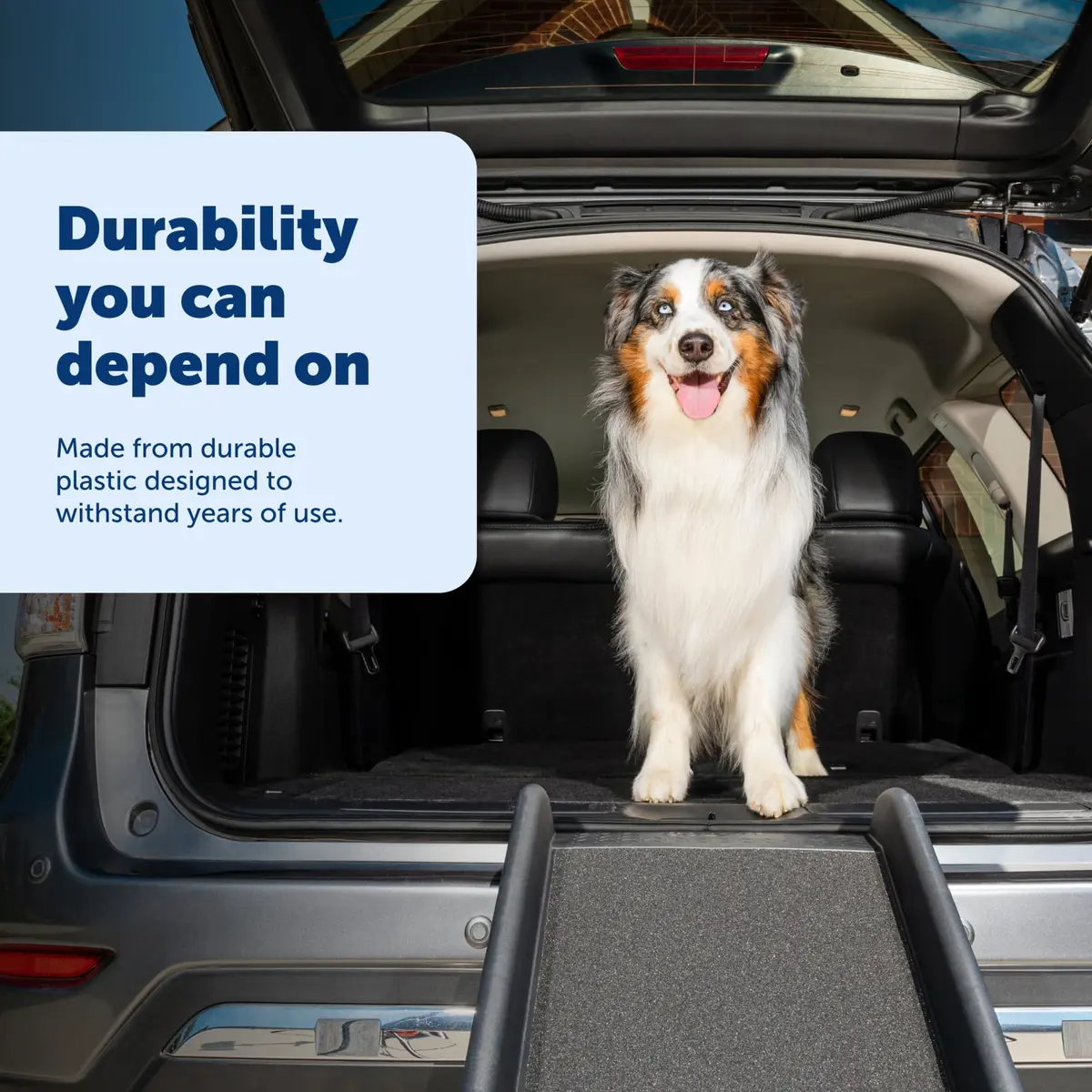 PetSafe Folding Dog Ramp Supports 150 lbs | Portable, Foldable, High-Traction - view 8