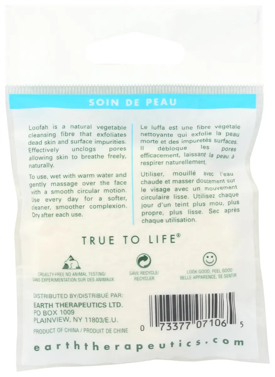 Earth Therapeutics Complexion Pads Loofah | Natural Exfoliation for Face & Body (70-120 chars) - view 2