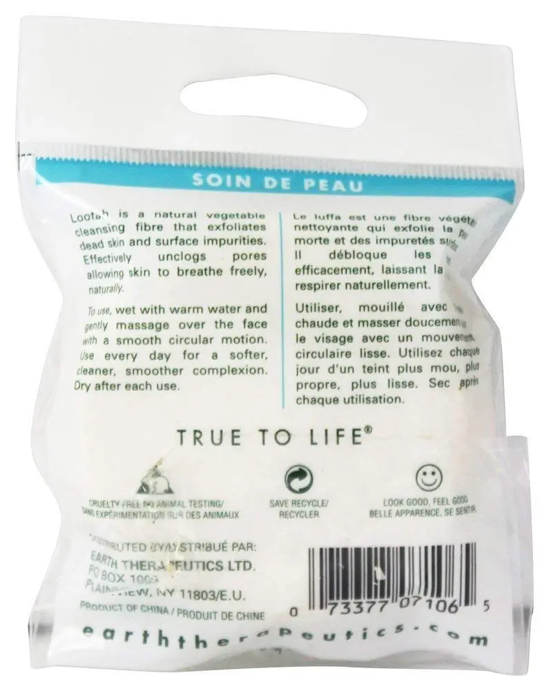 Earth Therapeutics Complexion Pads Loofah | Natural Exfoliation for Face & Body (70-120 chars) - view 3