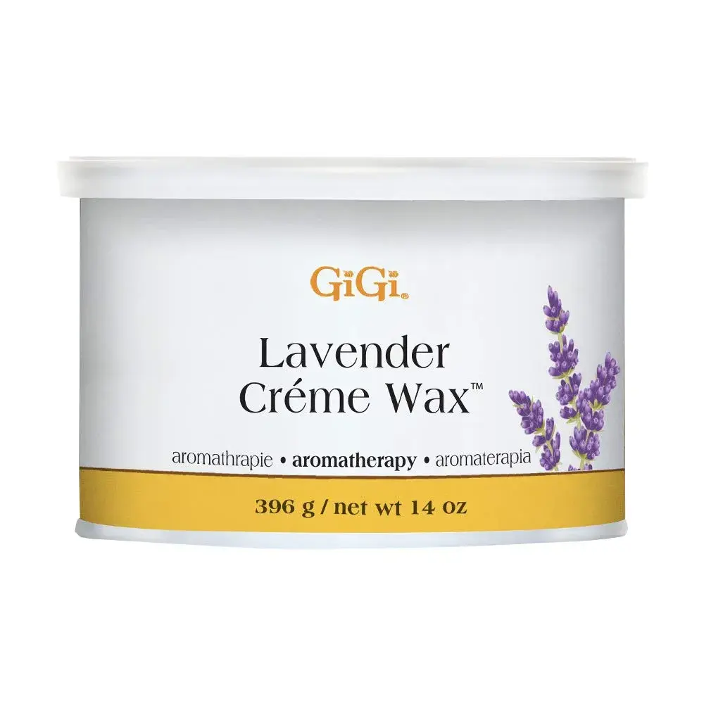 GiGi Lavender Crème Wax for Sensitive Skin, Face & Body 397g (14 oz) | Soft Wax for Fine to Medium Hair Removal - main product image