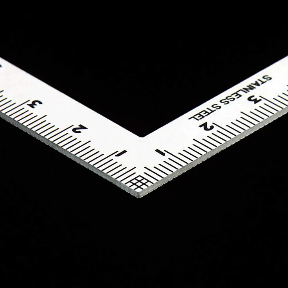Shinwa Sokutei Curb Scale, Small, 10cm (3.9") Stainless Steel Ruler | Precision Measuring Tool - view 4