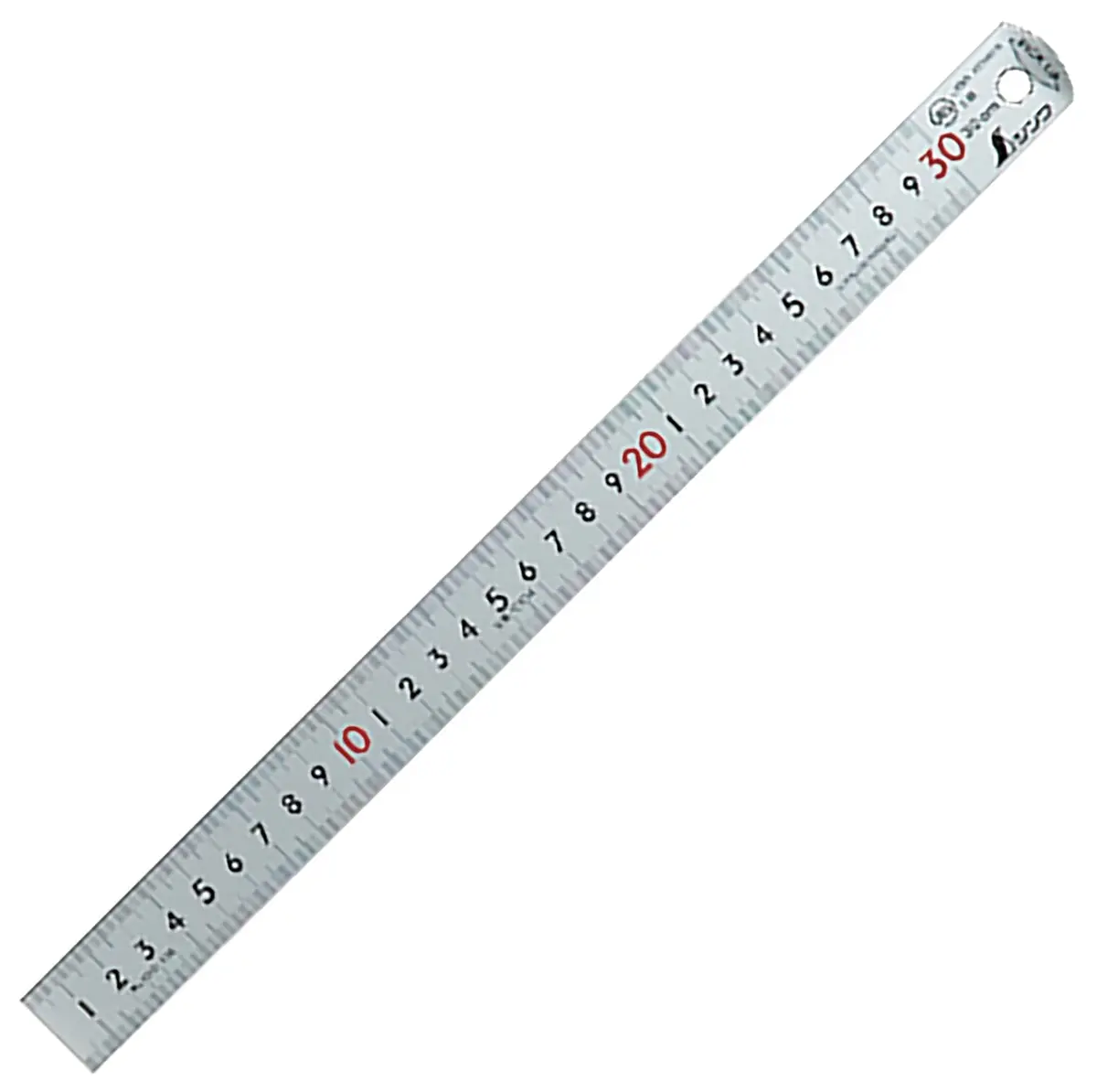 Shinwa Sokutei 13134 Pickup Scale 30 cm (11.8 inches) JIS1 Class Stainless Steel Ruler | High Readout Accuracy - main product image