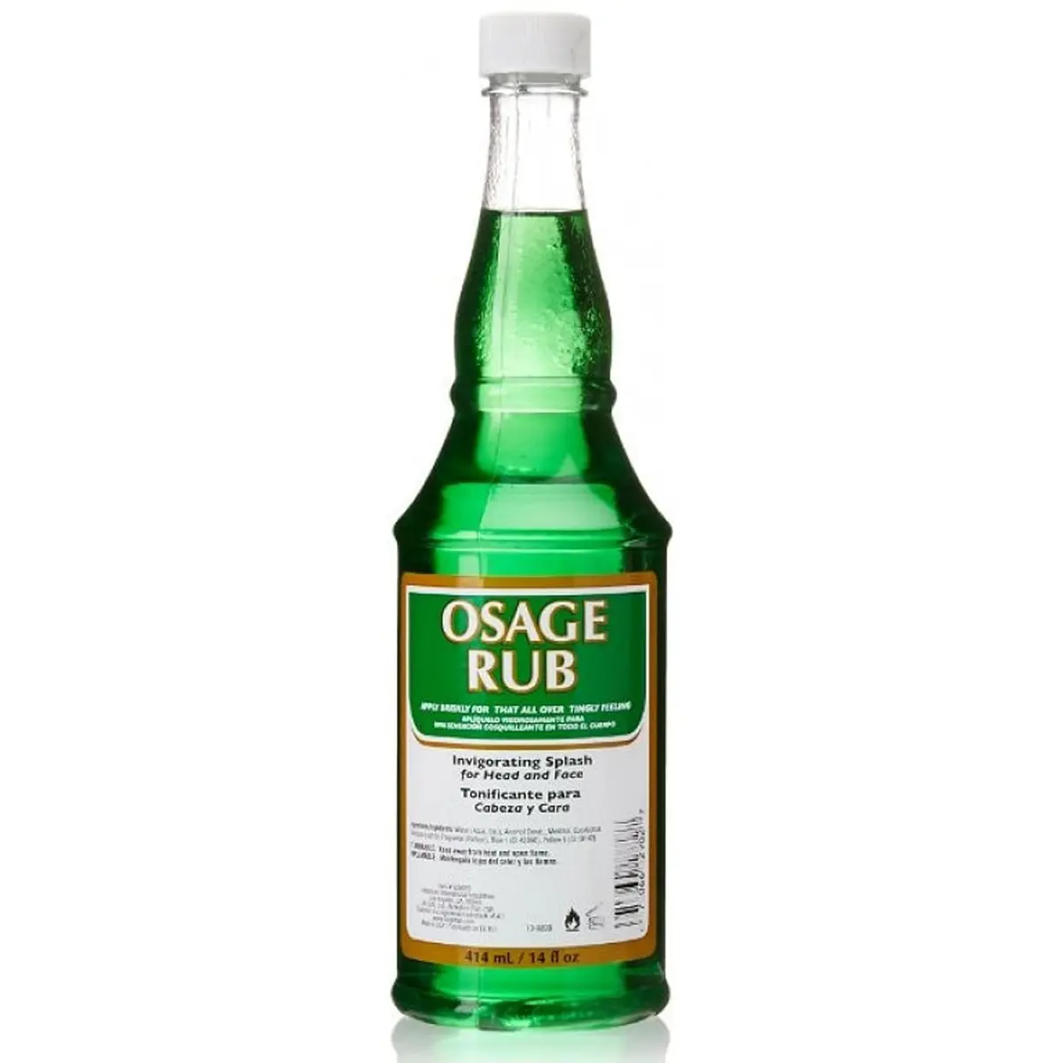 Clubman Jeris Osage Rub Hair Tonic for Men 414ml (14 fl oz) | Refreshing Scalp Treatment with Menthol & Eucalyptus - main product image