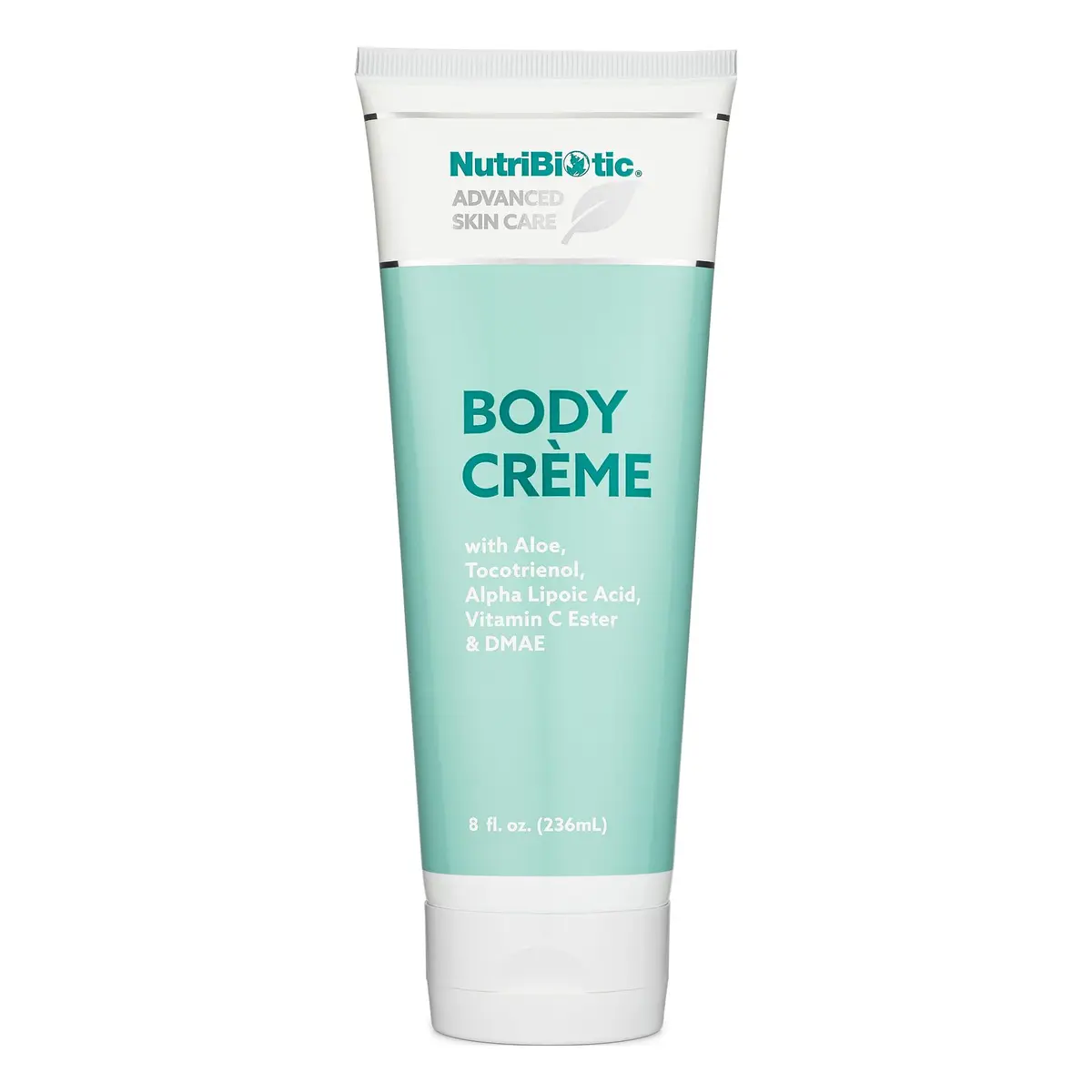 NutriBiotic Advanced Skin Care Body Crème 8 Fl Oz | Nourishing for Soft & Silky Skin, Vegetarian & Paraben-Free - main product image