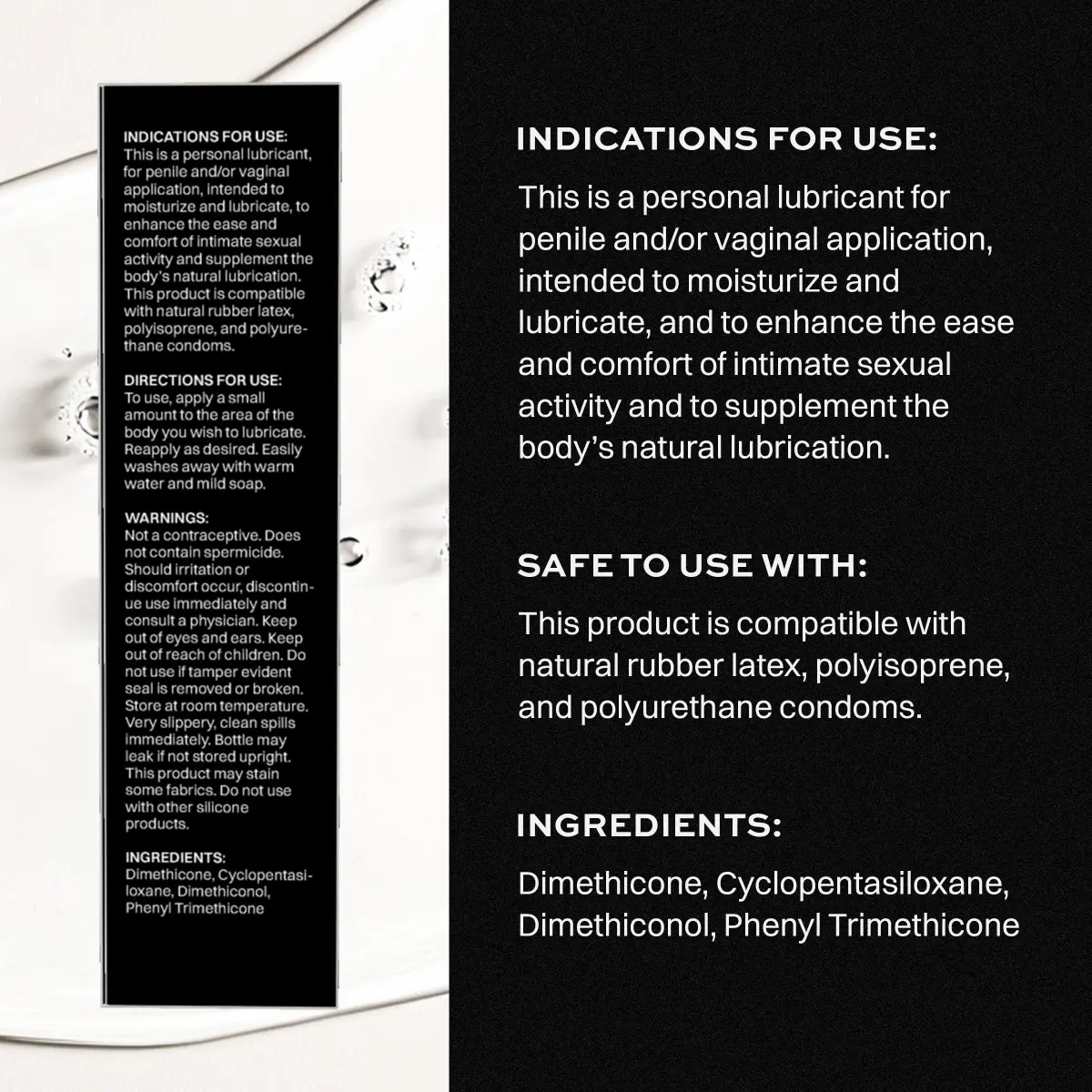 Wet Platinum Silicone-Based Personal Lubricant 485ml (16 fl oz) | Hypoallergenic, Long-Lasting Glide - view 2