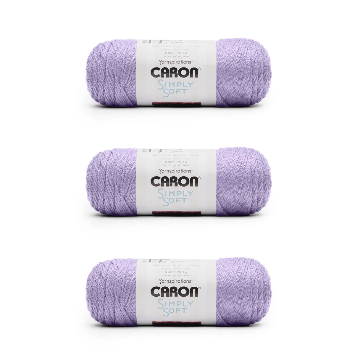 Caron Simply Soft Yarn Orchid | Ultra-Soft Acrylic for Crochet & Knitting - main product image