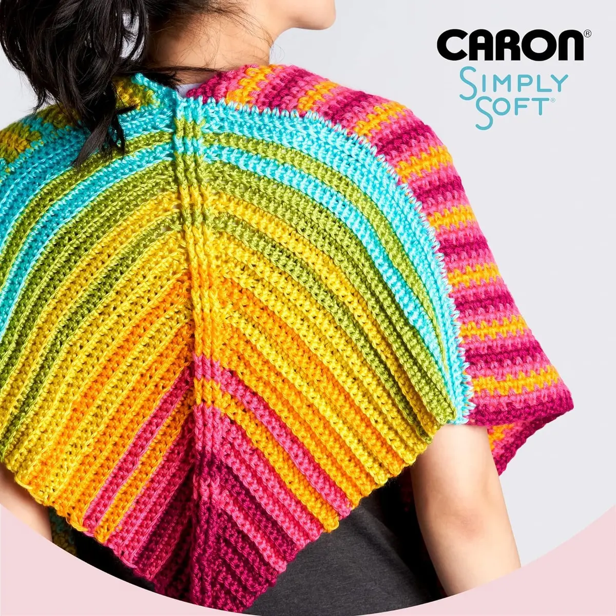 Caron Simply Soft Yarn Orchid | Ultra-Soft Acrylic for Crochet & Knitting - view 6