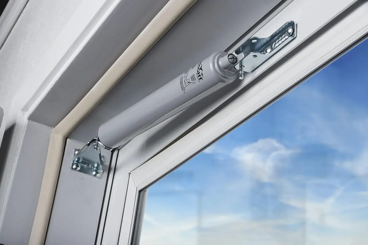 Wright Products Pneumatic Door Closer, Medium | Aluminum for Out-Swinging Doors - view 8