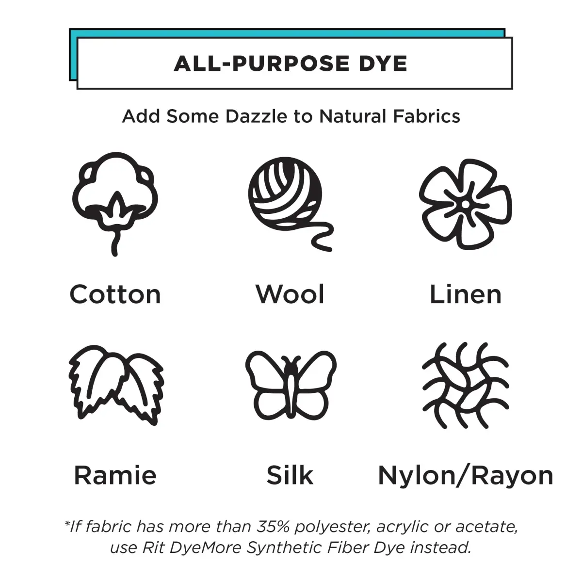 Rit All-Purpose Liquid Dye, Denim Blue 236ml (8 Fl Oz) | Vibrant Color for Natural Fabrics - view 2