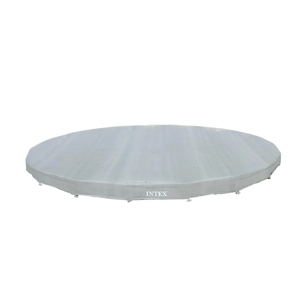 Intex Deluxe Pool Cover for 18ft Round Ultra XTR Pools | UV-Resistant, Rope Tie, 8in Overhang - main product image
