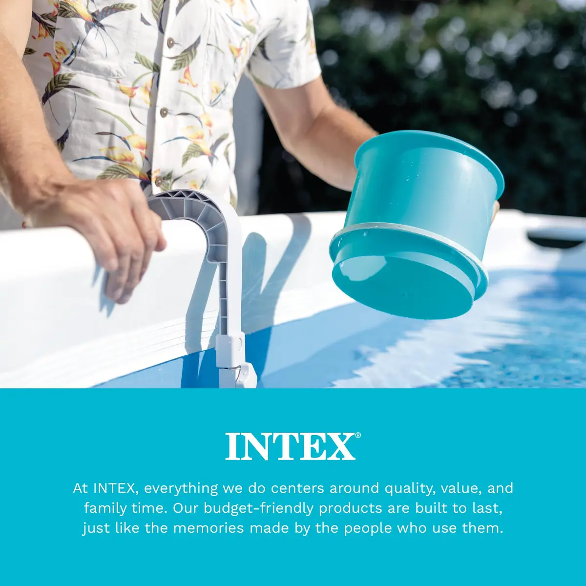 Intex Deluxe Wall Mount Pool Surface Automatic Skimmer 8.25 in L x 9.5 in W x 13 in H | Keeps Pool Clean Automatically - view 6
