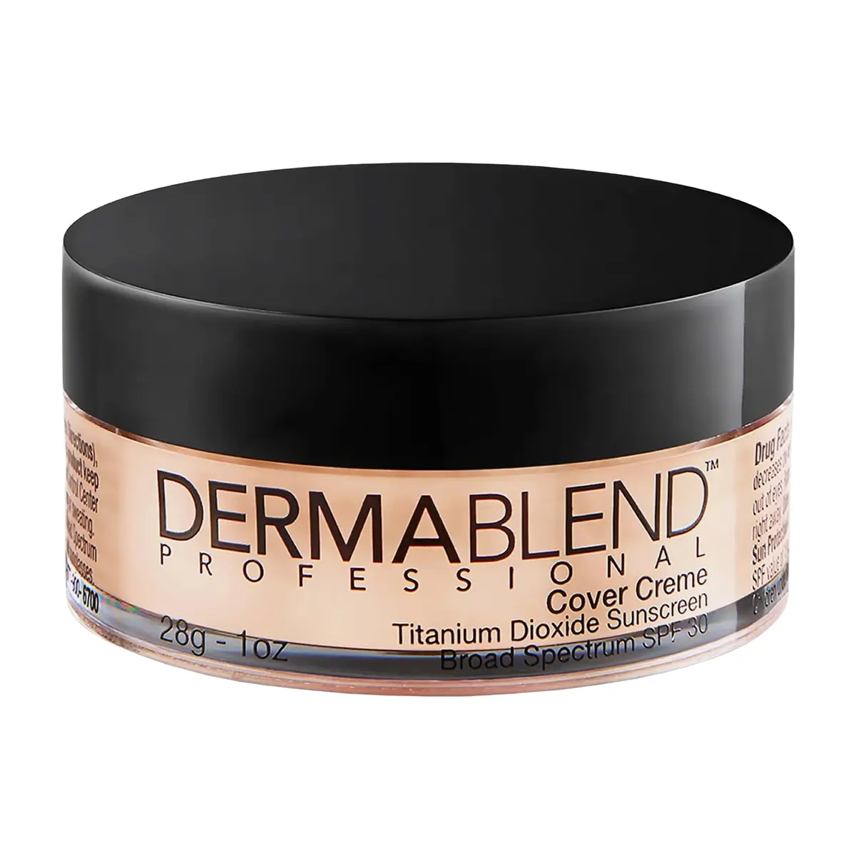 Dermablend Cover Creme Foundation SPF 30 | Full Coverage, Natural Finish, 1 Oz - main product image