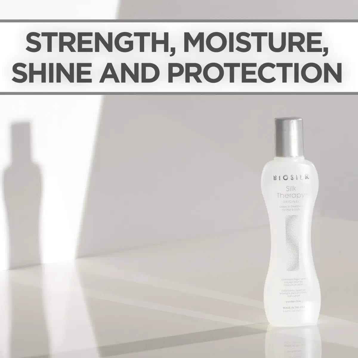 BioSilk Silk Therapy Original Leave-In Conditioner 167 ml (5.64 Fl Oz) | Repairs Split Ends & Adds Shine - view 4