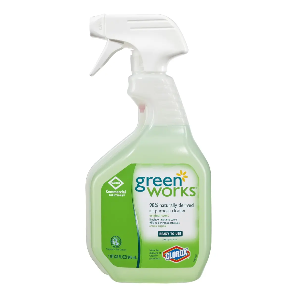 Clorox Green Works All Purpose Cleaner Spray 32 Fl Oz | Naturally Derived, Safe for Pets & Kids - main product image