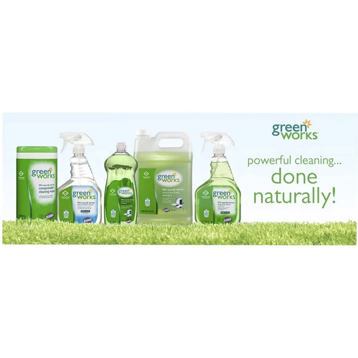 Clorox Green Works All Purpose Cleaner Spray 32 Fl Oz | Naturally Derived, Safe for Pets & Kids - view 7