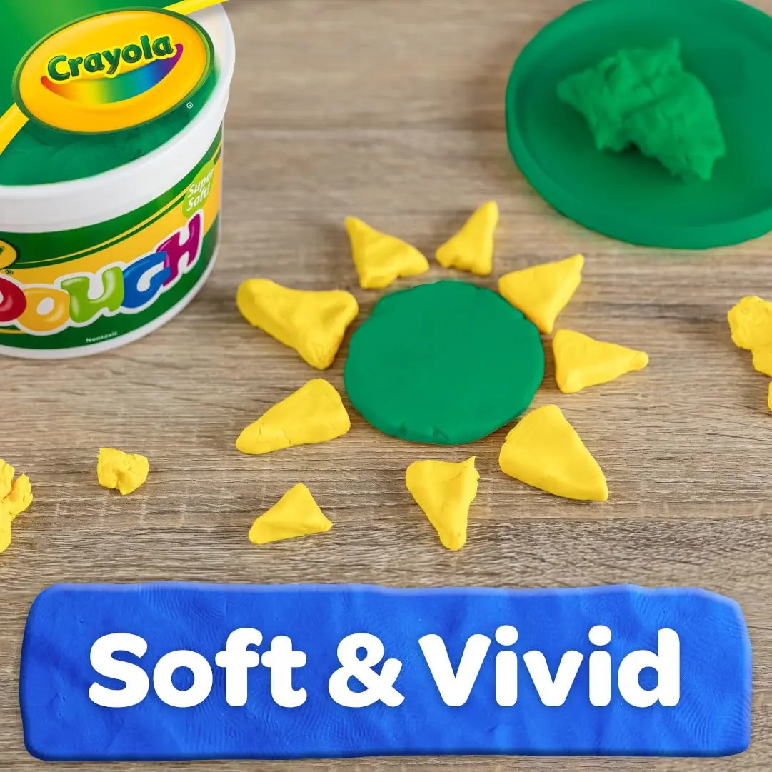 Crayola Modeling Dough Green 3lb | Soft, Reusable, Safe for Kids 3+ - view 5