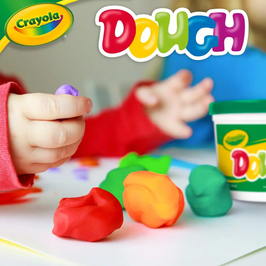 Crayola Modeling Dough Green 3lb | Soft, Reusable, Safe for Kids 3+ - view 6