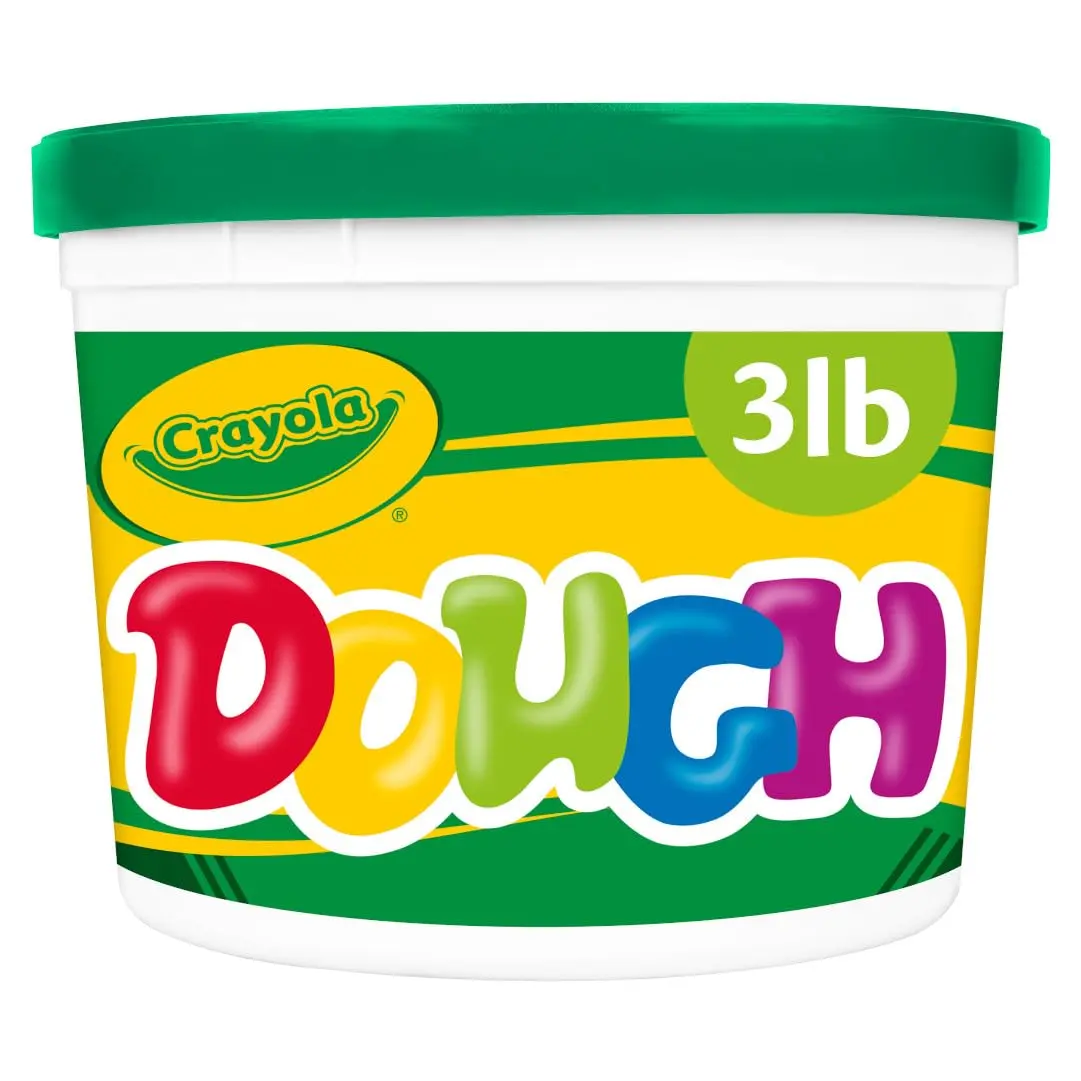 Crayola Modeling Dough Green 3lb | Soft, Reusable, Safe for Kids 3+ - main product image