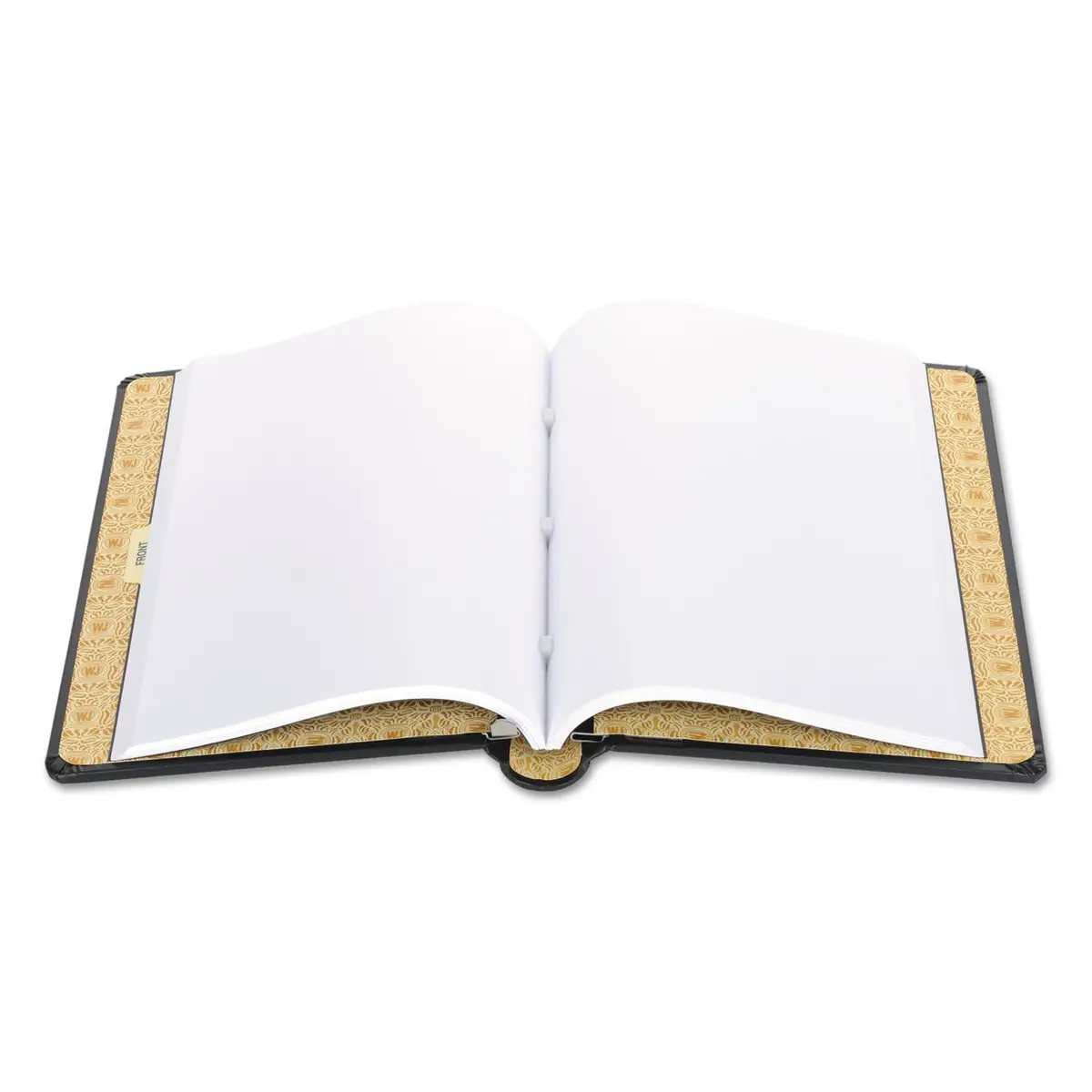 Wilson Jones Corporate Minute Book, Legal Size 8.5 x 14 Inches, 250 Pages, Black | Locking, Acid-Free Ledger Paper - view 5