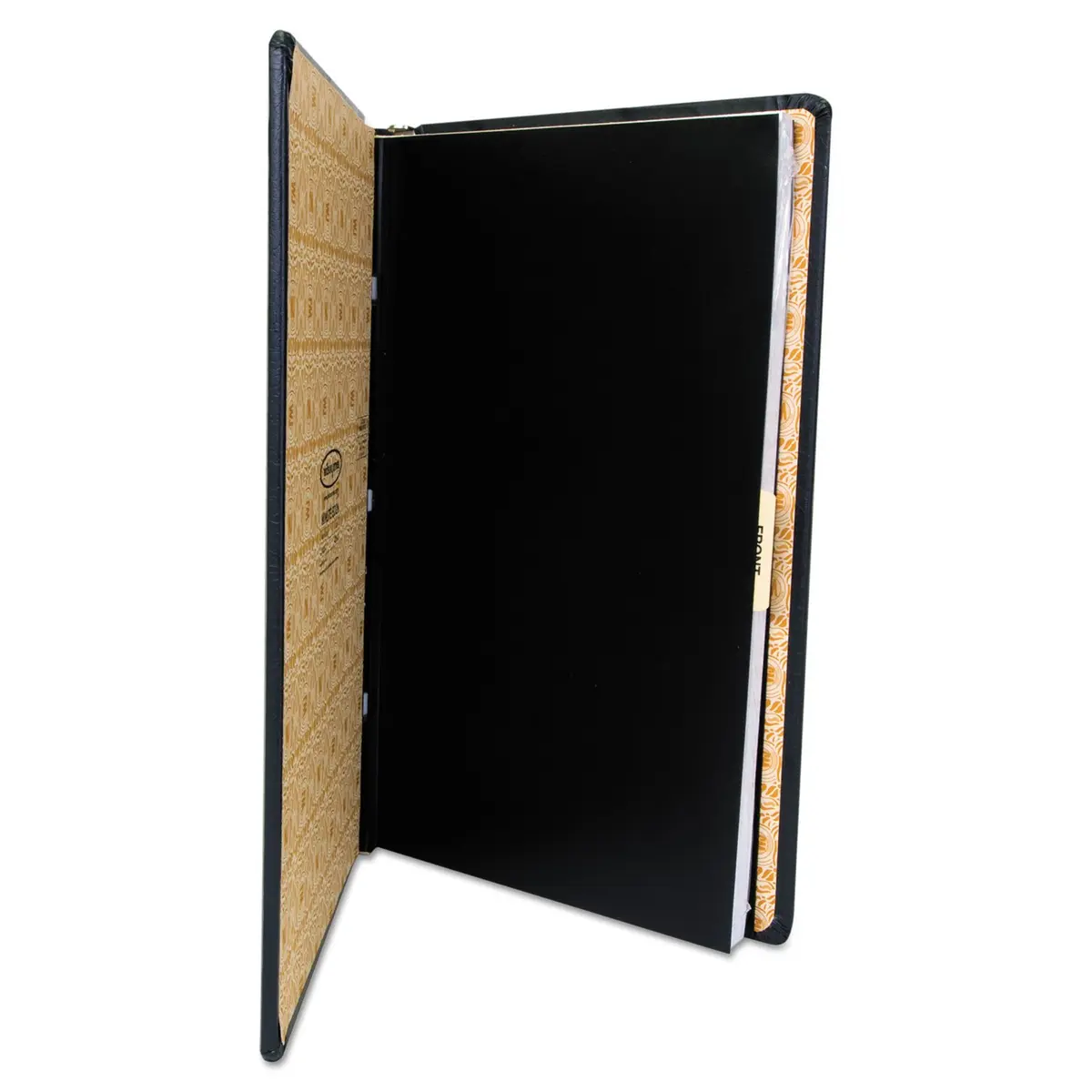 Wilson Jones Corporate Minute Book, Legal Size 8.5 x 14 Inches, 250 Pages, Black | Locking, Acid-Free Ledger Paper - view 6