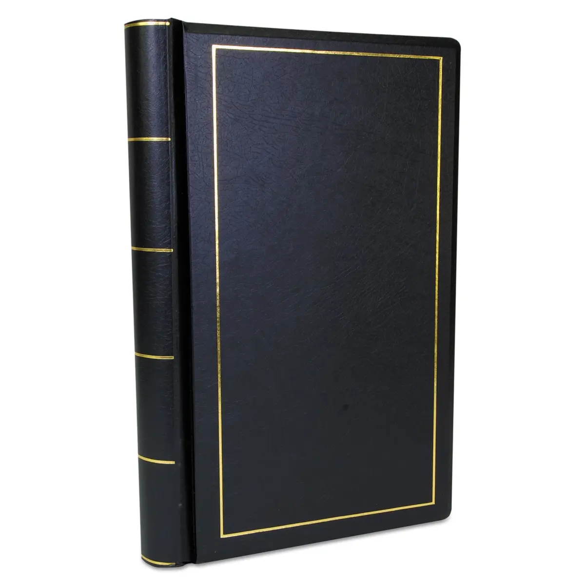 Wilson Jones Corporate Minute Book, Legal Size 8.5 x 14 Inches, 250 Pages, Black | Locking, Acid-Free Ledger Paper - view 2