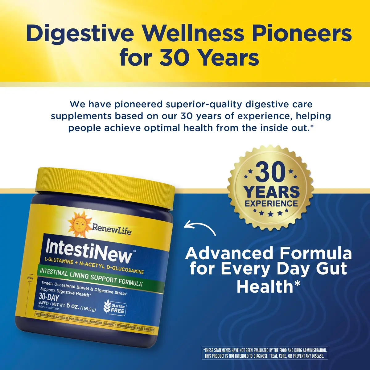 Renew Life IntestiNew Powder 6oz | Intestinal Lining Support Formula with Digestive Harmony - view 4