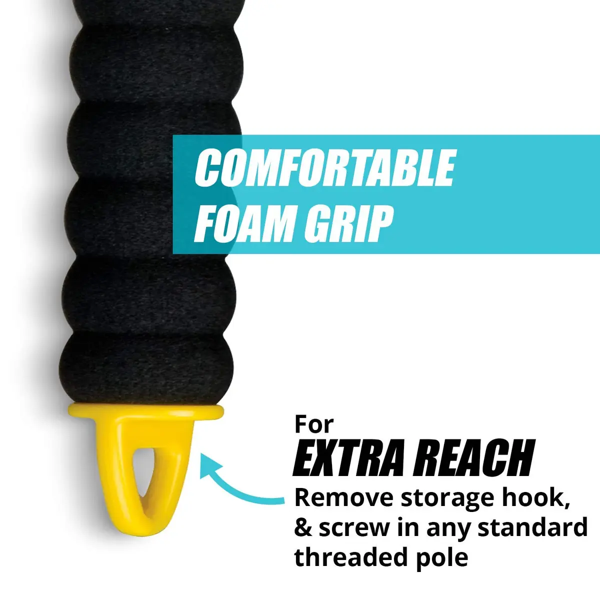Invisible Glass Reach & Clean Tool, 1 Piece, 95160 | Reaches Tight Spaces for Auto & Home Glass - view 5