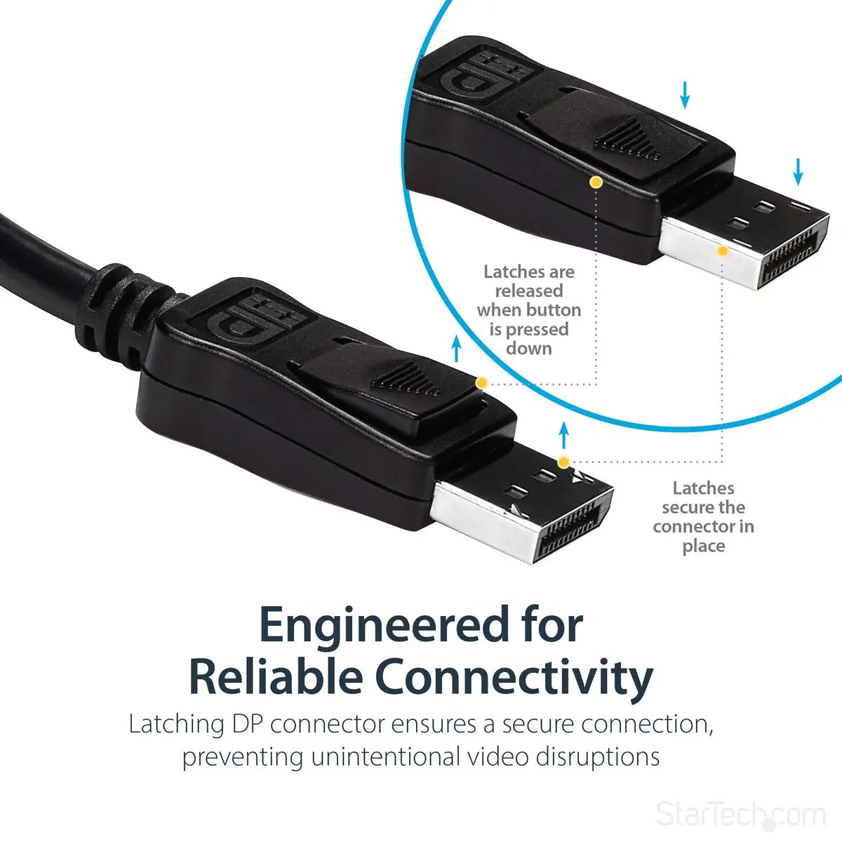 StarTech.com DisplayPort to HDMI Adapter DP2HDMI 13cm (5in) | VESA Certified Passive Converter for 1080p Video - view 3