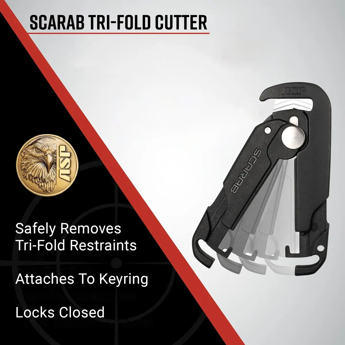 ASP Scarab Cutter for Tri-Fold Restraints | Safe, Lightweight Restraint Removal Tool - view 2