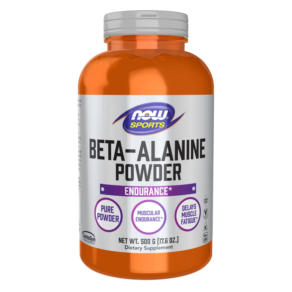 NOW Beta-Alanine Pure Powder 500 g | Supports Muscular Endurance & Delays Fatigue - main product image